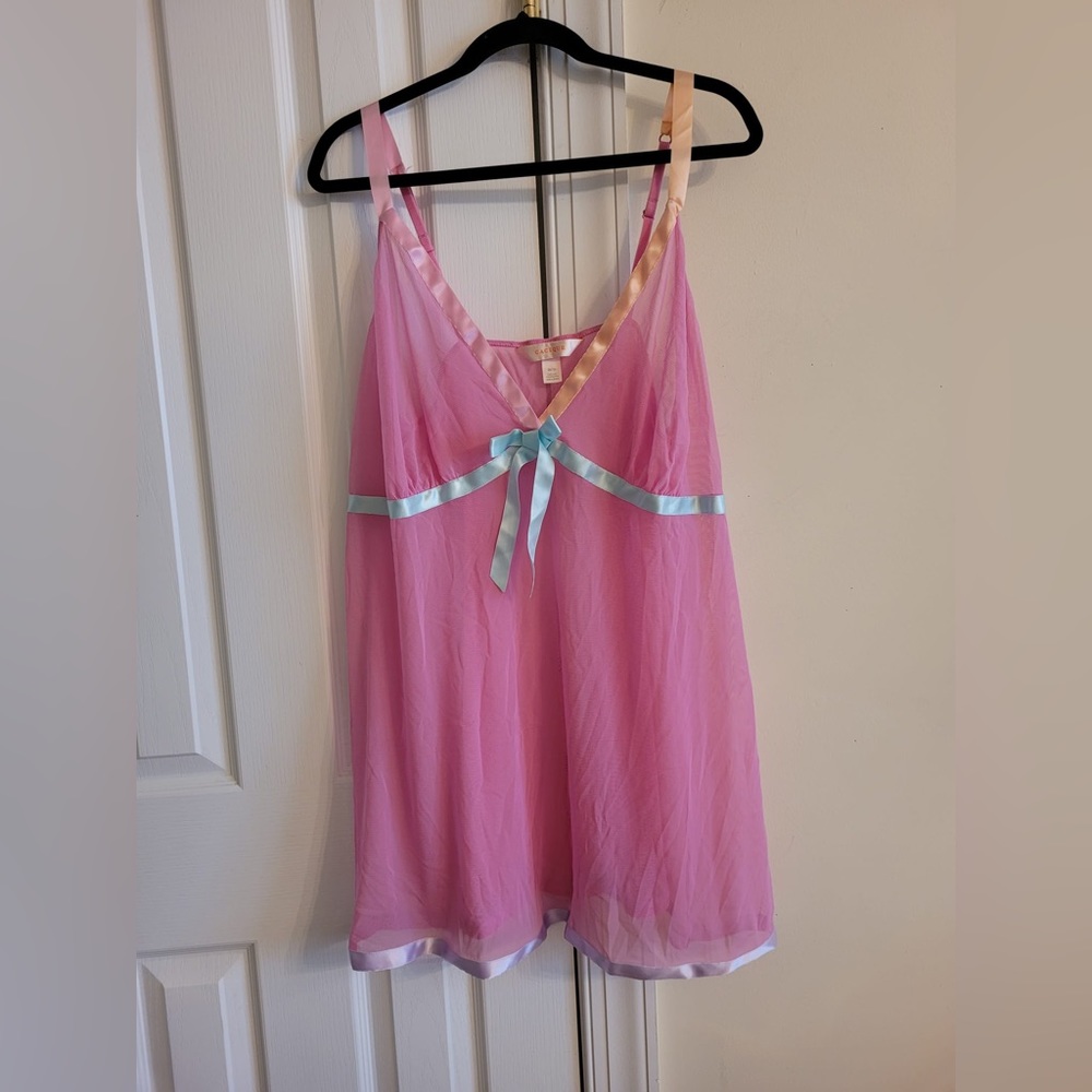 Vintage-Cacique gorgeous pink lingerie, size 26-28 (see size chart) 100% nylon